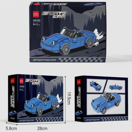 DRAM BLOCKS DB1003 1003 XE THỂ THAO DB1003 bộ đồ chơi xếp lắp ráp ghép mô hình Speed Champions Racing Cars Đua Xe Công Thức