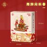 WEILE CREATION 2059 MÚA SƯ TỬ CHÀO MỪNG NĂM MỚI bộ đồ chơi xếp lắp ráp ghép mô hình Creator LION DANCE Sáng Tạo 1325 khối