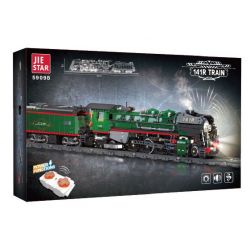 JIESTAR 59098 TÀU HƠI NƯỚC CỔ ĐIỂN ĐẦU MÁY 141R CỦA PHÁP bộ đồ chơi xếp lắp ráp ghép mô hình City Thành Phố 1782 khối