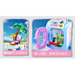 JIALE SPECIAL 58005 ĐỪNG CHẠM VÀO CON MÈO TƯỞNG TƯỢNG LÃNH THỔ CỦA MEOW ROBOT CUỒNG NỘ GIẤY bộ đồ chơi xếp lắp ráp ghép mô hình 734 khối