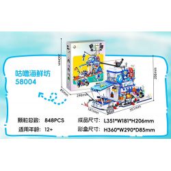 JIALE SPECIAL 58005 ĐỪNG CHẠM VÀO CON MÈO TƯỞNG TƯỢNG LÃNH THỔ CỦA MEOW ROBOT CUỒNG NỘ GIẤY bộ đồ chơi xếp lắp ráp ghép mô hình 734 khối