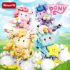 WANGAO 188028 LITTLE MA BOOLI 4 APPLE JACKS YUNBAO DAISI TWILIGHT PINGKAMINA bộ đồ chơi xếp lắp ráp ghép mô hình Movie & Game Phim Và Trò Chơi 733 khối