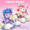 WANGAO 188028 LITTLE MA BOOLI 4 APPLE JACKS YUNBAO DAISI TWILIGHT PINGKAMINA bộ đồ chơi xếp lắp ráp ghép mô hình Movie & Game Phim Và Trò Chơi 733 khối