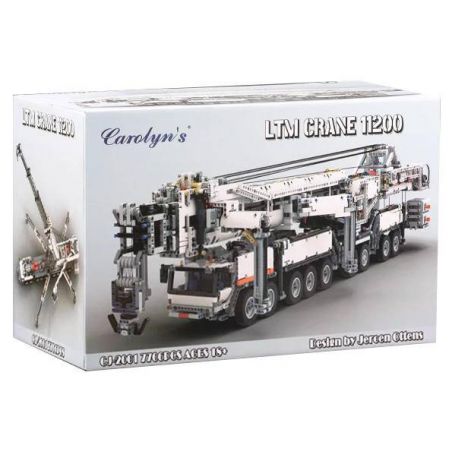 CAROLYN CJ-2001 2001 CJ2001 REBRICKABLE MOC-20920 20920 MOC20920 non  LIEBHERL LTM 11200. bộ đồ chơi xếp lắp ráp ghép mô hình  RC LIEBHERR LTM 11200 Kỹ Thuật Công Nghệ Cao Mô Hình Phương Tiện 7705 khối