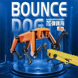 JILIDUO YC25124 25124 BOSTON POWERED BOUNCE DOG bộ đồ chơi xếp lắp ráp ghép mô hình BUNCE DOG
