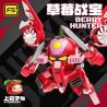 F5 E0007 0007 GUOBAO ATTACK ĐẶC BIỆT MECHA STRAWBERRY BATTLE SHANGGUAN ZIYI bộ đồ chơi xếp lắp ráp ghép mô hình Movie & Game FRUITYROBO Phim Và Trò Chơi