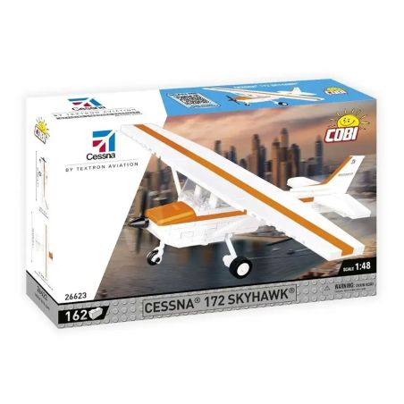 COBI 26623 CESSNA 172 SKYHAWK MÁY BAY NHỎ MỘT CÁNH 1:48 tỷ lệ 1:48 bộ đồ chơi xếp lắp ráp ghép mô hình City Thành Phố 162 khối