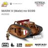 COBI 2995 MARK V-TANK 1:35 tỷ lệ 1:35 bộ đồ chơi xếp lắp ráp ghép mô hình Military Army MARK V (MALE) NO 9199 Quân Sự Bộ Đội 844 khối