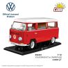 COBI 24361 24362 VOLKSWAGEN T2 CAMPER 1:12 tỷ lệ 1:12 bộ đồ chơi xếp lắp ráp ghép mô hình Creator VW T2A CAMPER VAN Sáng Tạo 2650 khối