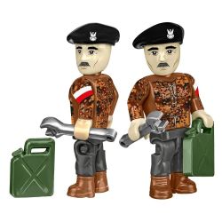 COBI 2655 TẤM XE TĂNG TRUNG BÌNH DA BÁO 1:28 tỷ lệ 1:28 bộ đồ chơi xếp lắp ráp ghép mô hình Military Army PANZER V PANTHER AUSF. G PUDEL Quân Sự Bộ Đội 1133 khối