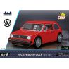 COBI 24613 24615 24614 VOLKSWAGEN GOLF GTI 1:35 tỷ lệ 1:35 bộ đồ chơi xếp lắp ráp ghép mô hình Racers Đua Tốc Độ 68 khối