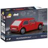 COBI 24613 24615 24614 VOLKSWAGEN GOLF GTI 1:35 tỷ lệ 1:35 bộ đồ chơi xếp lắp ráp ghép mô hình Racers Đua Tốc Độ 68 khối