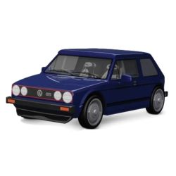 COBI 24613 24615 24614 VOLKSWAGEN GOLF GTI 1:35 tỷ lệ 1:35 bộ đồ chơi xếp lắp ráp ghép mô hình Racers Đua Tốc Độ 68 khối