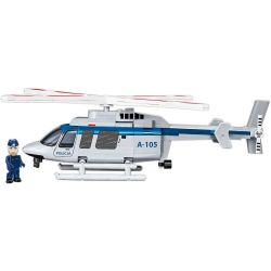 COBI 26628 MÁY BAY TRỰC THĂNG BELL 407 CẢNH SÁT 1:48 tỷ lệ 1:48 bộ đồ chơi xếp lắp ráp ghép mô hình City BELL 407 POLICJA Thành Phố 217 khối