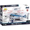 COBI 26628 MÁY BAY TRỰC THĂNG BELL 407 CẢNH SÁT 1:48 tỷ lệ 1:48 bộ đồ chơi xếp lắp ráp ghép mô hình City BELL 407 POLICJA Thành Phố 217 khối