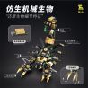 TAKUGI T2011 2011 STEAM DAVINCI BỌ CẠP KHỔNG LỒ PHÁT HÀNH SINH VẬT CƠ KHÍ bộ đồ chơi xếp lắp ráp ghép mô hình STEAM DAVINCI SCORPION