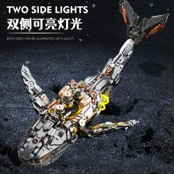 BEAUTY AND 13059 CÁ VOI CƠ HỌC bộ đồ chơi xếp lắp ráp ghép mô hình Technic SEMI MECHANICAL WHALE Kỹ Thuật Công Nghệ Cao Mô Hình Phương Tiện 1388 khối