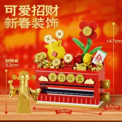 ZHEGAO QJ5545 5545 MÁY IN TIỀN ĐƯỢC CHỈ ĐỊNH bộ đồ chơi xếp lắp ráp ghép mô hình Creator MAKE FORTUNE Sáng Tạo
