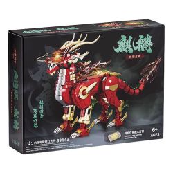 XINGYA EXCELLENT PRODUCTS 89143 QUÁI VẬT TỐT LÀNH QILIN bộ đồ chơi xếp lắp ráp ghép mô hình Creator Sáng Tạo 1386 khối