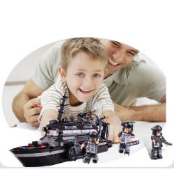 WOMA C0546 0546 Xếp hình kiểu  SWAT SPECIAL FORCE SWAT Battle Command Ship Tàu Chỉ Huy Đánh Trận Của Lực Lượng đặc Nhiệm 981 khối