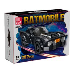 JIESTAR JJ9179 9179 BAT bộ đồ chơi xếp lắp ráp ghép mô hình Super Heroes BATMOBILE Siêu Nhân Anh Hùng 207 khối