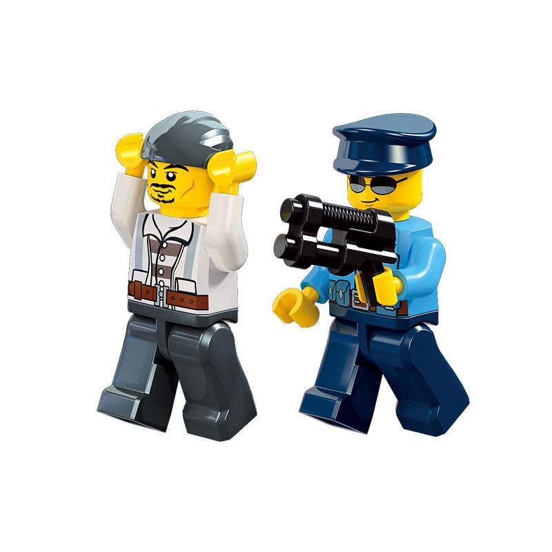 JIESTAR 50006 THÀNH PHỐ TOÀN CẦU ĐÁNH ĐÒN bộ đồ chơi xếp lắp ráp ghép mô hình City 197 khối