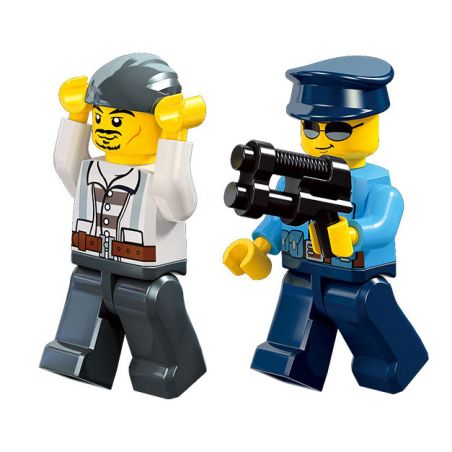 JIESTAR 50006 THÀNH PHỐ TOÀN CẦU ĐÁNH ĐÒN bộ đồ chơi xếp lắp ráp ghép mô hình City 197 khối