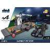 COBI 1685 DỪNG ALPINE F1 tỷ lệ 1:35 bộ đồ chơi xếp lắp ráp ghép mô hình Racers ALPINE F1 PIT STOP Đua Tốc Độ 490 khối
