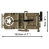 COBI 3133 WILLIS MB PHƯƠNG TIỆN QUÂN SỰ 1:35 tỷ lệ 1:35 bộ đồ chơi xếp lắp ráp ghép mô hình Military Army WILLYS MB Quân Sự Bộ Đội 132 khối