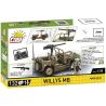 COBI 3133 WILLIS MB PHƯƠNG TIỆN QUÂN SỰ 1:35 tỷ lệ 1:35 bộ đồ chơi xếp lắp ráp ghép mô hình Military Army WILLYS MB Quân Sự Bộ Đội 132 khối