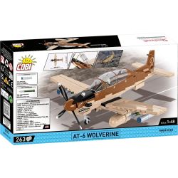 COBI 5905 AT-6 MÁY BAY TẤN CÔNG ÁNH SÁNG WOLVERINE 1:48 tỷ lệ 1:48 bộ đồ chơi xếp lắp ráp ghép mô hình Military Army AT-6 WOLVERINE Quân Sự Bộ Đội 262 khối