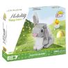 COBI 20015 BUNNY PHỤC SINH bộ đồ chơi xếp lắp ráp ghép mô hình Creator EASTER BUNNY Sáng Tạo 65 khối