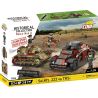 COBI 2656 SD.KFZ. 222 VS TKS 1:28 tỷ lệ 1:28 bộ đồ chơi xếp lắp ráp ghép mô hình Military Army SD.KFZ. 222 VS TKS - LIMITED EDITION Quân Sự Bộ Đội 824 khối