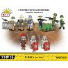 COBI 2656 D-DAY NGÀY 6 THÁNG NĂM 1944 tỷ lệ 1:28 bộ đồ chơi xếp lắp ráp ghép mô hình Military Army Quân Sự Bộ Đội 33 khối