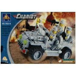 Bozhi 902-B CHIẾN BINH bộ đồ chơi xếp lắp ráp ghép mô hình Military Army CHARIOT Quân Sự Bộ Đội