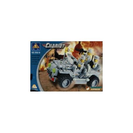 Bozhi 902-B CHIẾN BINH bộ đồ chơi xếp lắp ráp ghép mô hình Military Army CHARIOT Quân Sự Bộ Đội