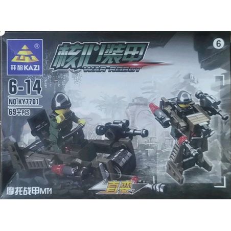 Kazi KY7701 7701 ÁO GIÁP CỐT LÕI bộ đồ chơi xếp lắp ráp ghép mô hình Military Army Quân Sự Bộ Đội