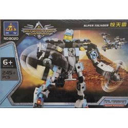 Bozhi 8020 SẤM SÉT GÂY SỐC bộ đồ chơi xếp lắp ráp ghép mô hình SUPER THUNDER 245 khối