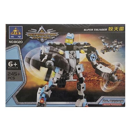 Bozhi 8020 SẤM SÉT GÂY SỐC bộ đồ chơi xếp lắp ráp ghép mô hình SUPER THUNDER 245 khối