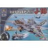Bozhi 906 MÁY BAY CHIẾN ĐẤU J-10 bộ đồ chơi xếp lắp ráp ghép mô hình Military Army Quân Sự Bộ Đội 264 khối