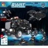 WOMA C0558 0558 non  XE LENCO BEARCAT VÀ MÁY BAY CỦA LỰC LƯỢNG ĐẶC NHIỆM MỸ bộ đồ chơi xếp lắp ráp ghép mô hình Swat Special Force SWAT CORPS 2393 khối