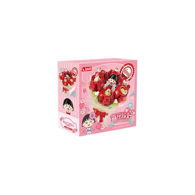 JAKI HK915 CHERRY MARUKO BOUQUET HAPPY ROSE bộ đồ chơi xếp lắp ráp ghép mô hình Movie & Game Phim Và Trò Chơi