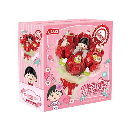 JAKI HK915 CHERRY MARUKO BOUQUET HAPPY ROSE bộ đồ chơi xếp lắp ráp ghép mô hình Movie & Game Phim Và Trò Chơi