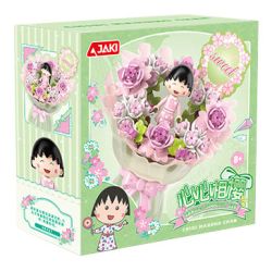 JAKI HK917 CHERRY MARUKO BOUQUET TRÁI TIM ANH ĐÀO bộ đồ chơi xếp lắp ráp ghép mô hình Movie & Game Phim Và Trò Chơi
