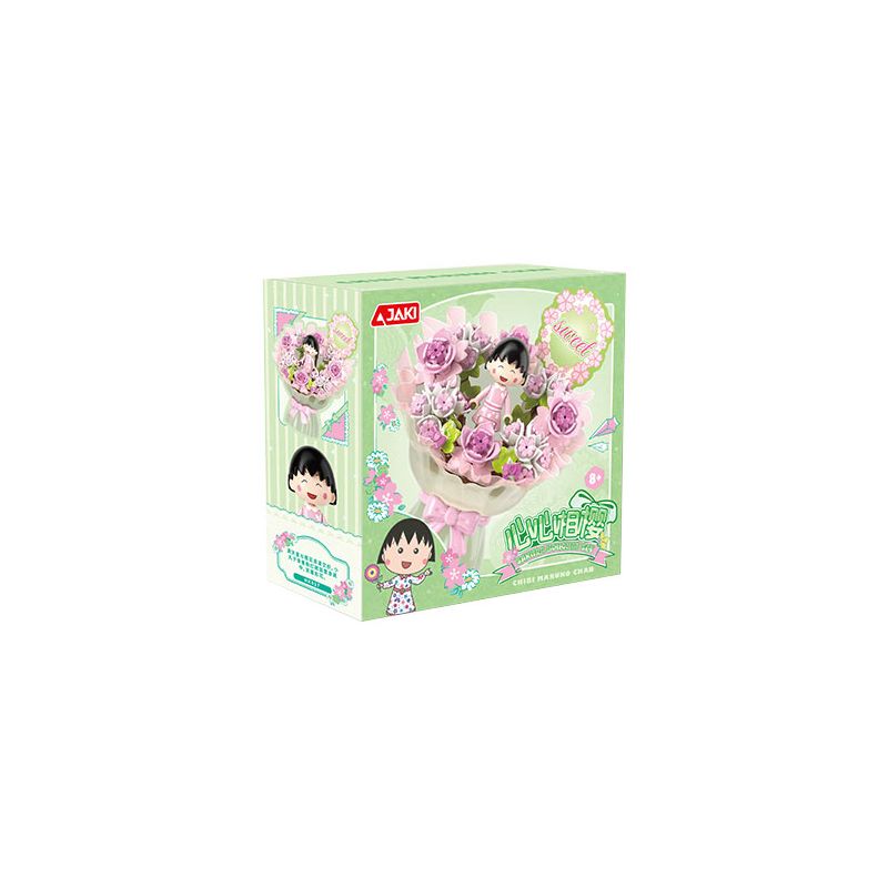 JAKI HK917 CHERRY MARUKO BOUQUET TRÁI TIM ANH ĐÀO bộ đồ chơi xếp lắp ráp ghép mô hình Movie & Game Phim Và Trò Chơi