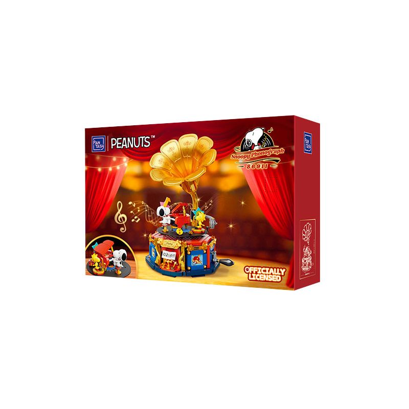 PANTASY 86911 SNOOPY CHƠI TIỆC TÙNG PARTY bộ đồ chơi xếp lắp ráp ghép mô hình Movie & Game PEANUTS Phim Và Trò Chơi 800 khối