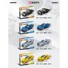 SEMBO 714566 THẾ GIỚI XE HƠI NỔI TIẾNG 714566 bộ đồ chơi xếp lắp ráp ghép mô hình Racers Đua Tốc Độ 341 khối