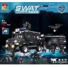 WOMA C0556 0556 non  XE BỌC THÉP KÉO KHOANG CỦA ĐẶC NHIỆM bộ đồ chơi xếp lắp ráp ghép mô hình Swat Special Force SWAT CORPS 1663 khối