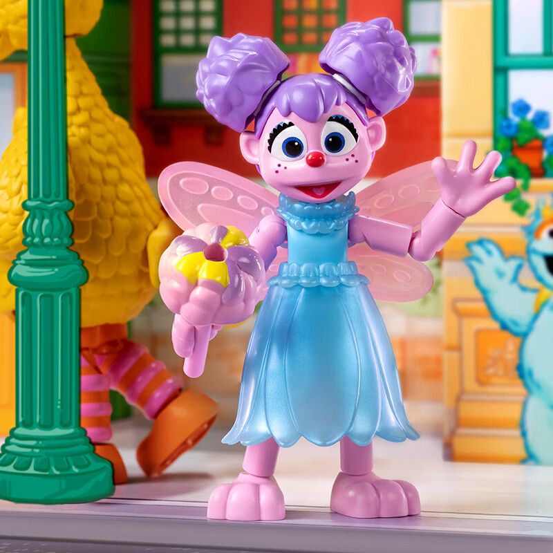 BLOKEES 74814 SESAME STREET MAGICAL EDITION ABBY bộ đồ chơi xếp lắp ráp ghép mô hình Movie & Game Phim Và Trò Chơi 26 khối