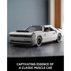 NIFELIZ NF10284 10284 DODGE CHALLENGER DEMON SPORTS CAR bộ đồ chơi xếp lắp ráp ghép mô hình Creator Sáng Tạo 1225 khối